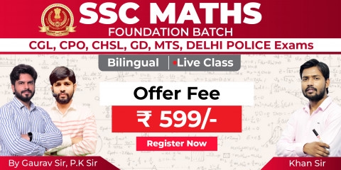 SSC Maths Foundation Batch 2024