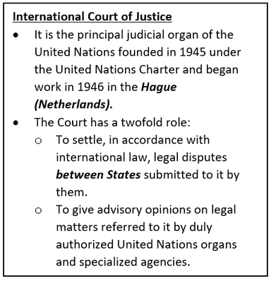 USA Imposed Sanctions on the International Criminal Court